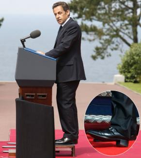 Sarkozy interzice bodyguarzii înalţi (FOTO)